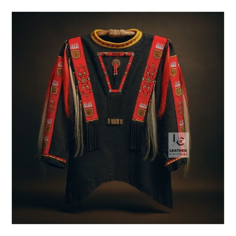 Handcrafted Native American Powwow War Shirt
