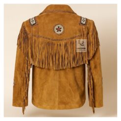 Ultimate Men Western Brown Suede Jacket MSWJ103BR