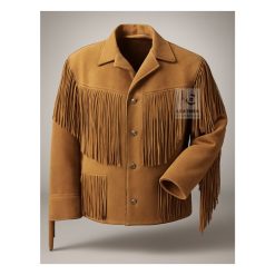 Western Cowboy Brown Suede Jackets: Timeless Style, Rich Texture - MWJ1B1