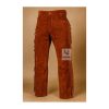 Western Reddish Brown Suede Fringe Pant MSP9B (2)