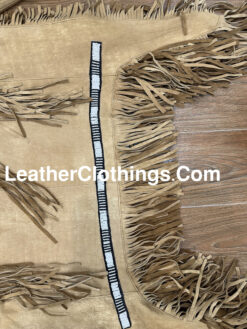 Sioux War Shirt Beaded Suede Native American Indian, SWS40