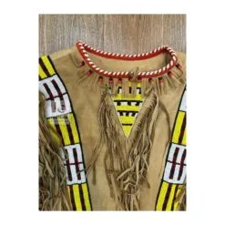 Sioux War Shirt Beaded Suede Native American Indian SWS40 (4)