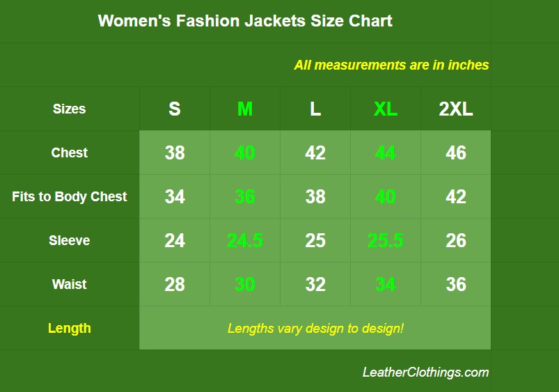 Women's Fashion Jackets Size