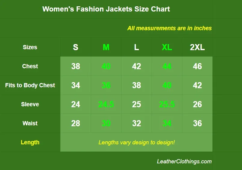 Women's Fashion Jackets Size