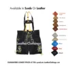 Men's oktoberfest outfit is classic Lederhosen.