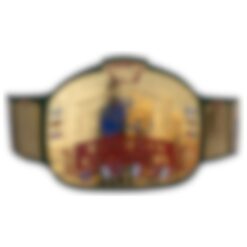 Custom World Wrestling Championship Belt European