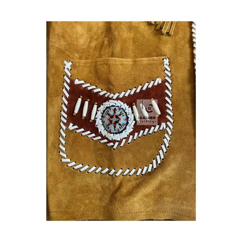 Men Native American Fringes Jacket - MSWJ24