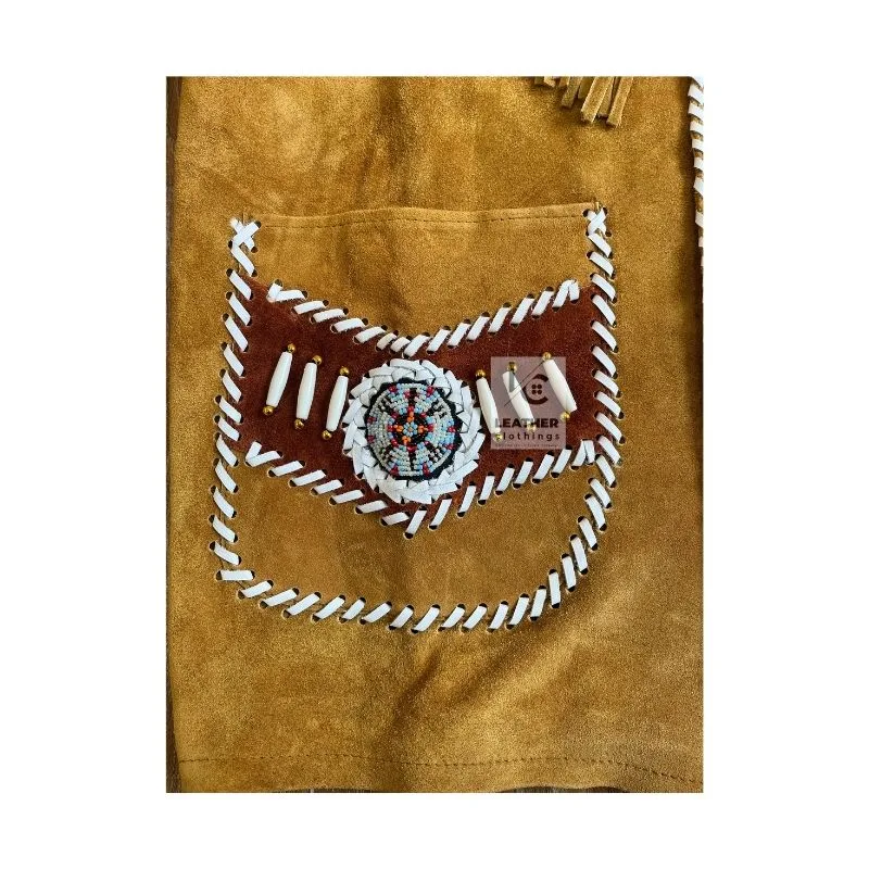 Men Native American Fringes Jacket - MSWJ24