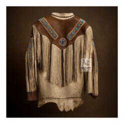 Native American Indian Beaded Shirts Authentic and Elegant WSWS1B Back Side