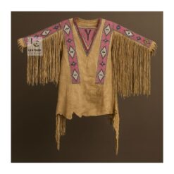 Native American Indian Woman's Beaded Shirt Suede Sioux War Shirt WSWS31