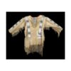 Sioux Western Native American Indian Suede Shirt With Beads and Fringes for woman WSWS23