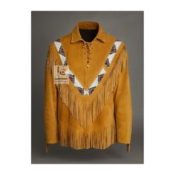 Woman Brown Suede Shirt Outstanding and Elegant