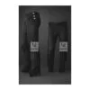 Woman's Western Black Suede Leather Fringes Pant WSP19C