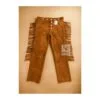 Woman's Western Brown Suede Fringes Pant WSP8B Front side