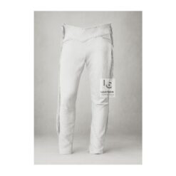 Woman's Western Gray Suede Leather Fringes Pant WSP19D Backside