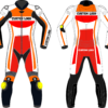 Professional MotoGP-Style Leather Racing Suit