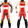 Professional MotoGP-Style Leather Racing Suit