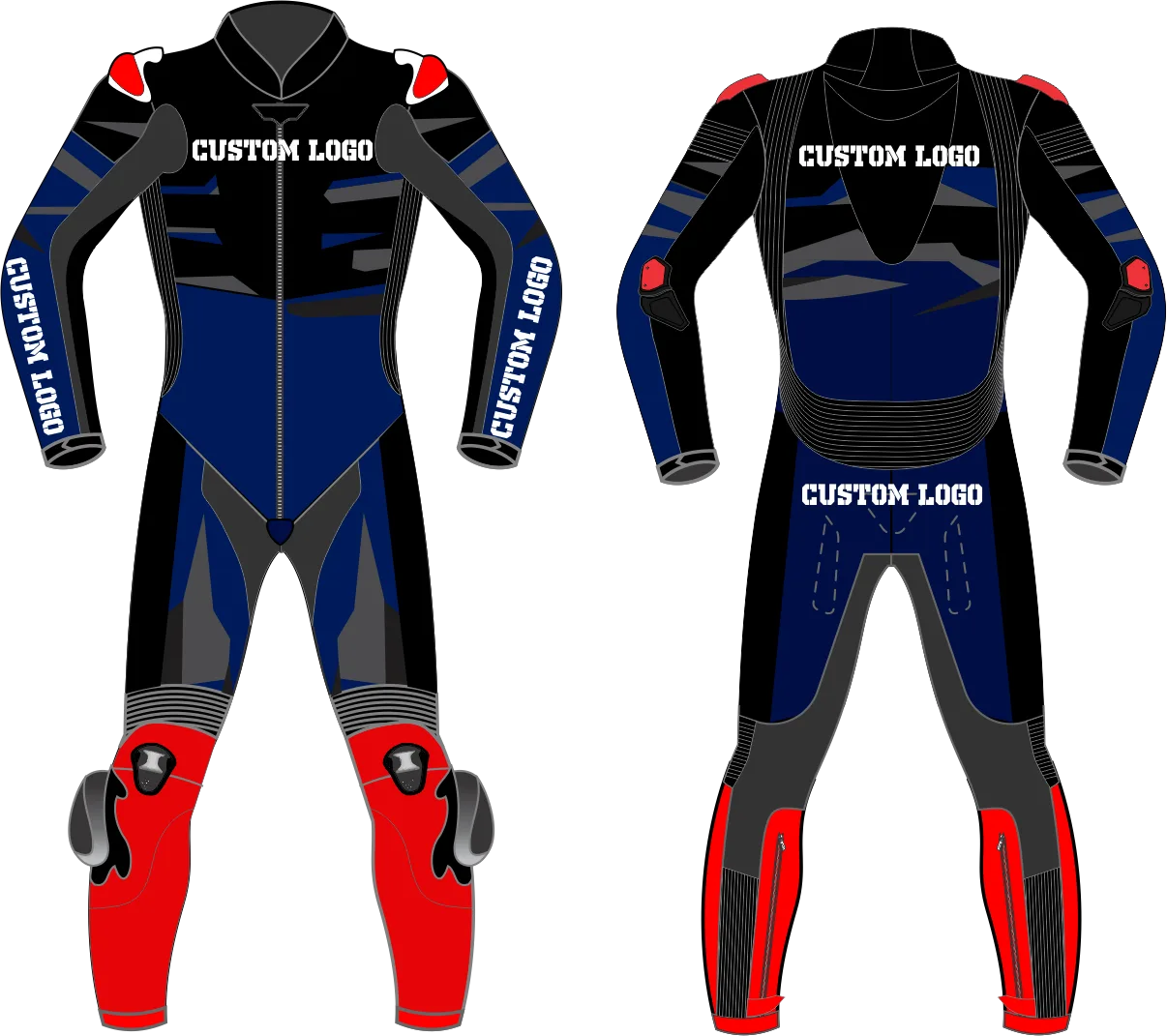 Custom MotoGP-Style Leather Race Suit