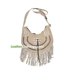 Suede Fringe Crossbody Bag For Women | CBB5