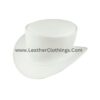 El Dorado Leather Top Hat with Simple Band