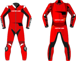Custom Made MotoGP-Style Leather Race Suit MGS7