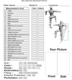 MotoGP Race Suit Size Guide