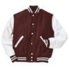 Brown Wool Varsity Jacket - Vintage Varsity Jacket