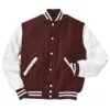 Brown Wool Varsity Jacket - Vintage Varsity Jacket
