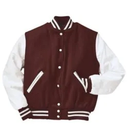 Brown Wool Varsity Jacket - Vintage Varsity Jacket