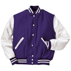 Purple Wool Varsity Jacket – Men's Varsity Letterman Jacket