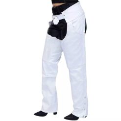 White Leather Chaps