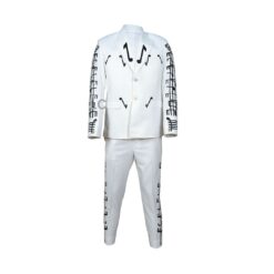 Hank William Suit - White Pant Coat Embellished Hank William Pant Suit White Pant Suit