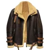 Men's B3 Bomber Aviator Jacket - Real Sheepskin Jacket