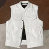 Biker Club style leather vest for Men