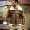 Leather Aviator Jacket - B3 Jacket