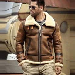 Leather Aviator Jacket - B3 Jacket