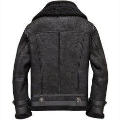 Alternative view of Men's B3 Bomber Aviator Jacket - Shearling Pilot Jacket | MSJ20