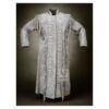 Mens Native American Long Coat - Fringe suede Coat