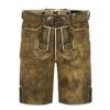 german Goatskin lederhosen for men