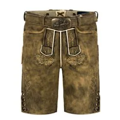 german Goatskin lederhosen for men