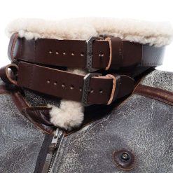 Alternative view of B-3 Leather Bomber Jacket - 100 Missions | MSJ40