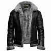 Men's B3 Bomber Jacket - Real Sheepskin Leather Jacket