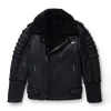 Men's Shearling leather Jacket - Sheepskin Bomber Jacket