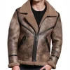 Men RAF B3 Sheepskin Bomber Jacket - Aviator Style