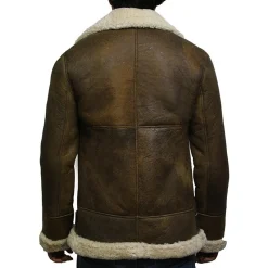 Alternative view of Handmade Sheepskin Shearling Aviator Bomber Jacket | MSJ34