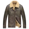 Mens Sheepskin Aviator Jacket