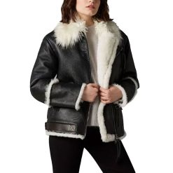 Genuine Sheepskin Leather Jacket for Womens