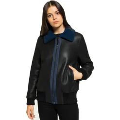 Women's Bomber Shearling Jacket 