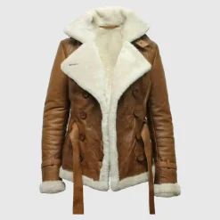 Womens Sheepskin Aviator Jacket