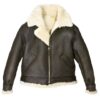 Womens Shearling Bomber Jacket - Bomber Jacket